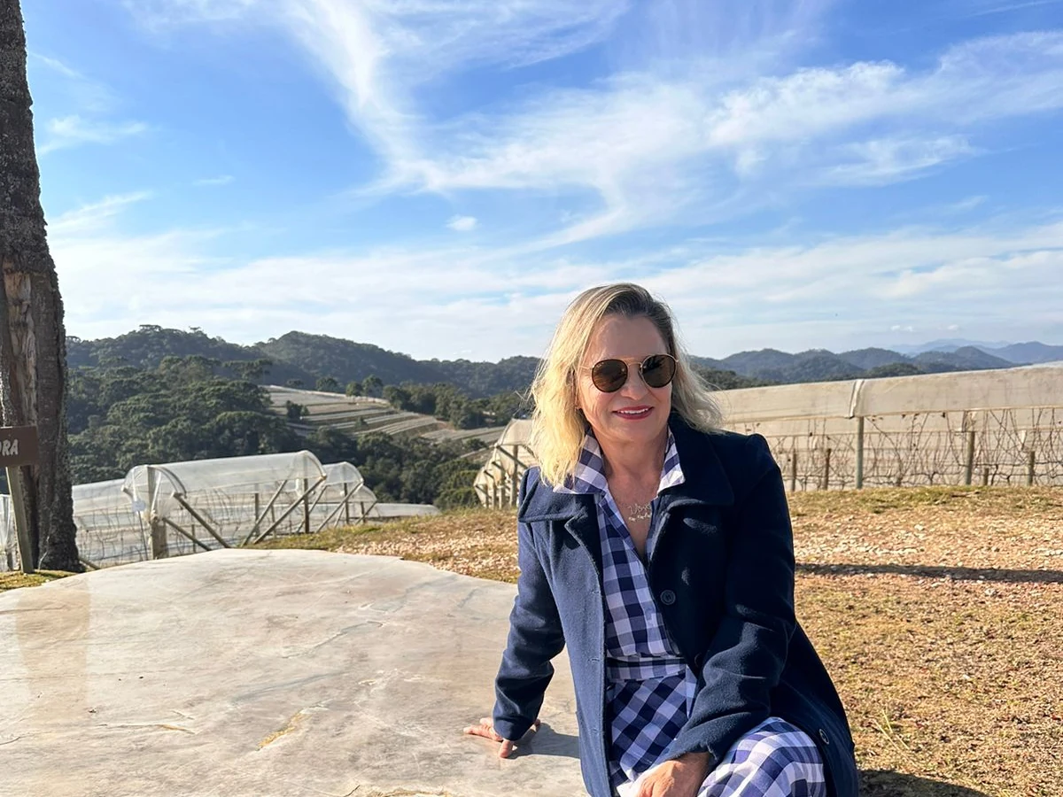 Aparecida, a Cida Mãe, na serra do Chateau do Sossego